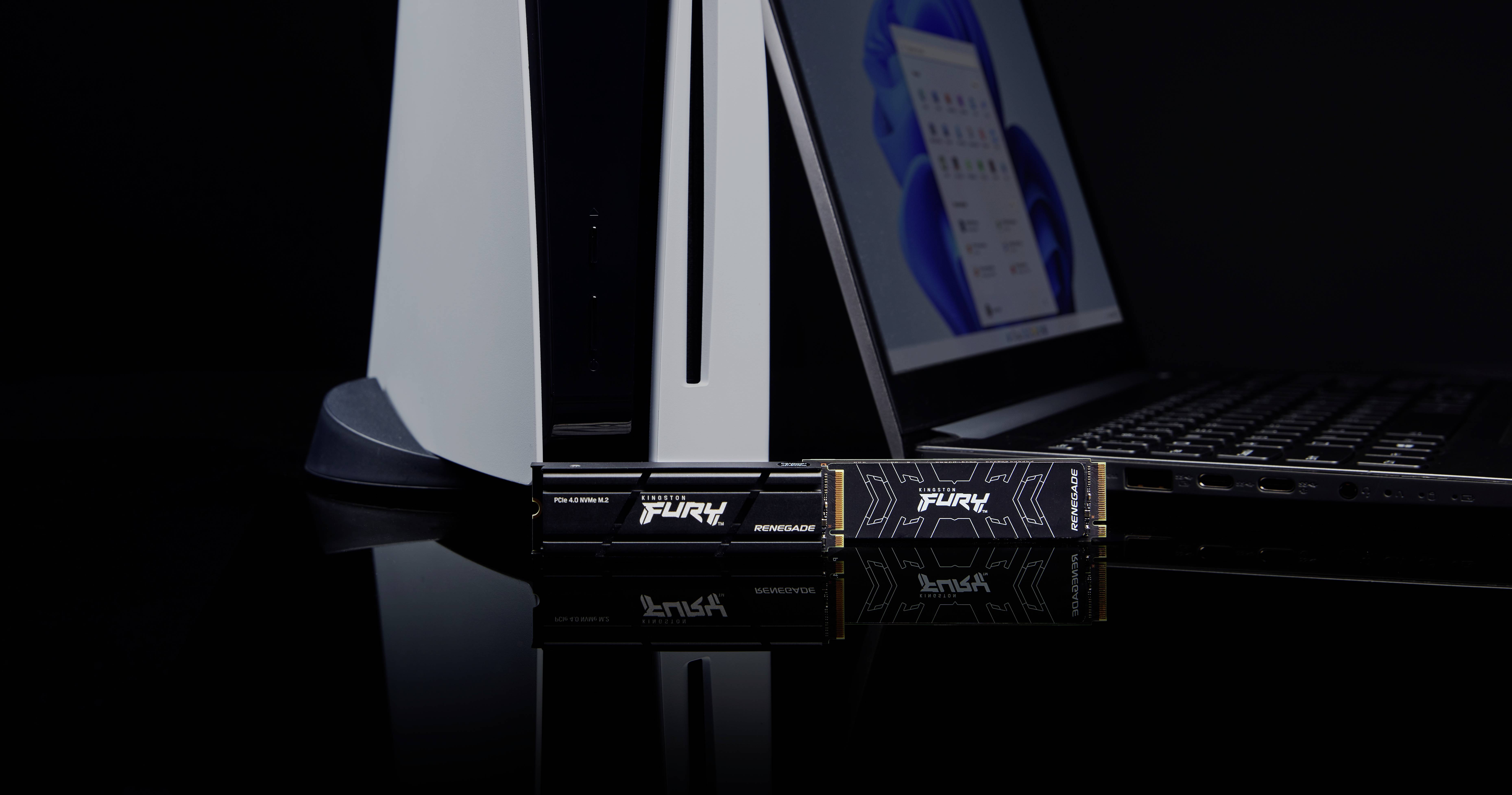 Kingston Fury Renegade 2 TB SSD interne NVMe/PCIe M.2 PCIe NVMe 4.0 x4 au détail SFYRDK/2000G-5