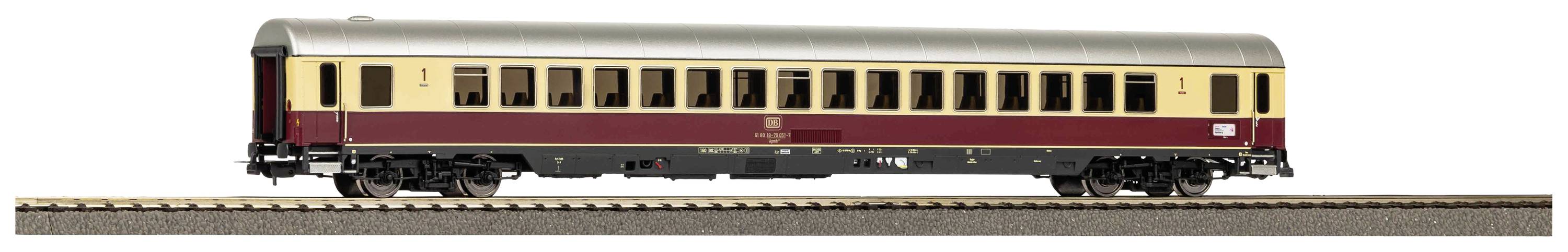 Piko H0 59675 Voiture grande capacité H0 Apmz 121 tee mercure de la DB 1ère classe