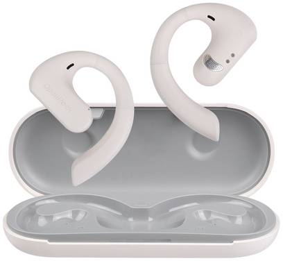 OneOdio OpenRock S  Micro-casque oreilles libres Bluetooth Stereo crème  micro-casque, boîtier de charge, arceau auriculaire, résistant à la sueur pour le sport