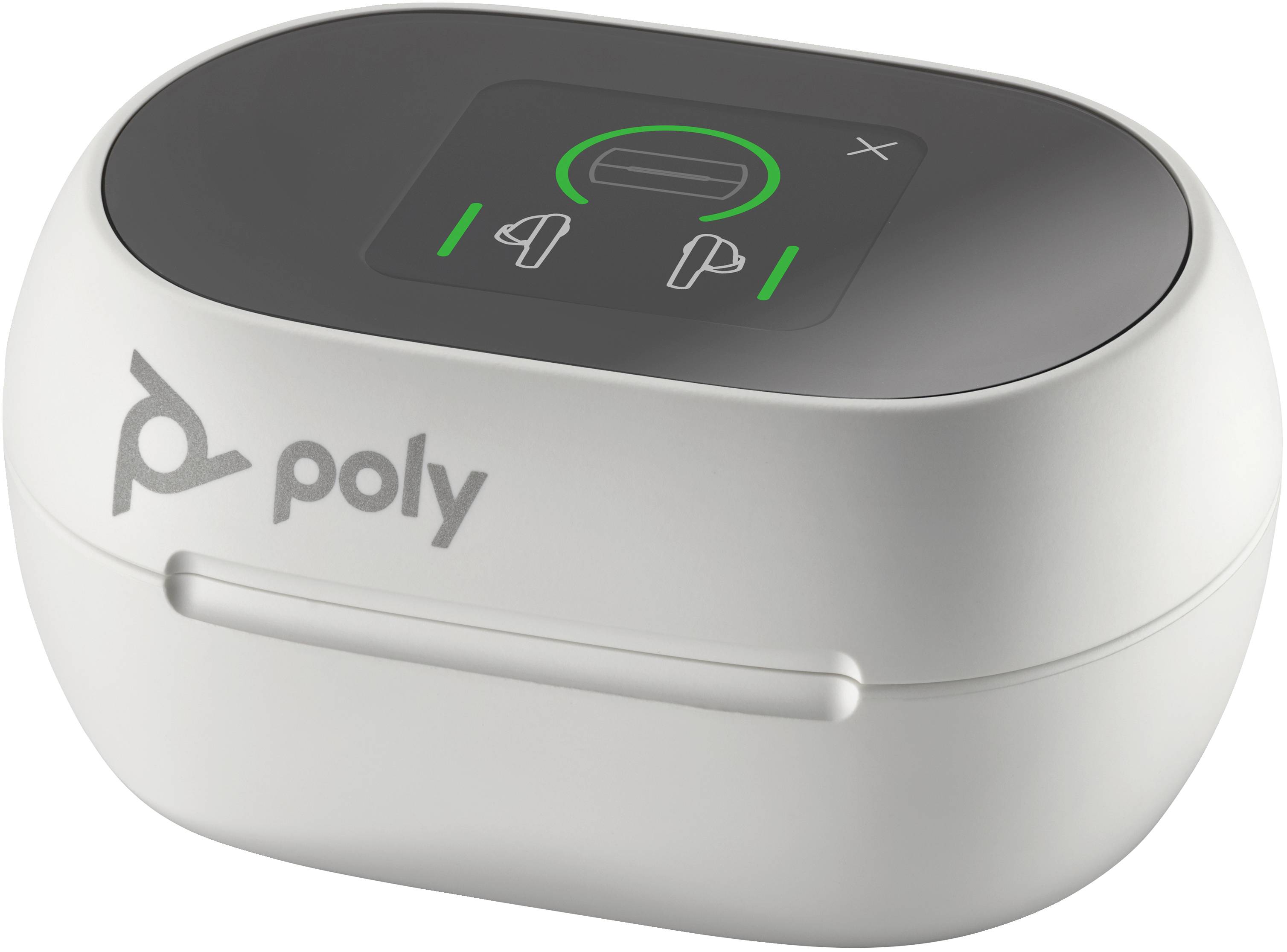 POLY Voyager Free 60+ UC écouteur+boite tactile Blanc USB-A-3
