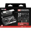 Facom Set d'adaptateurs de douille 1/4" (6.3 mm) 37 pièces R.161-6P6PB