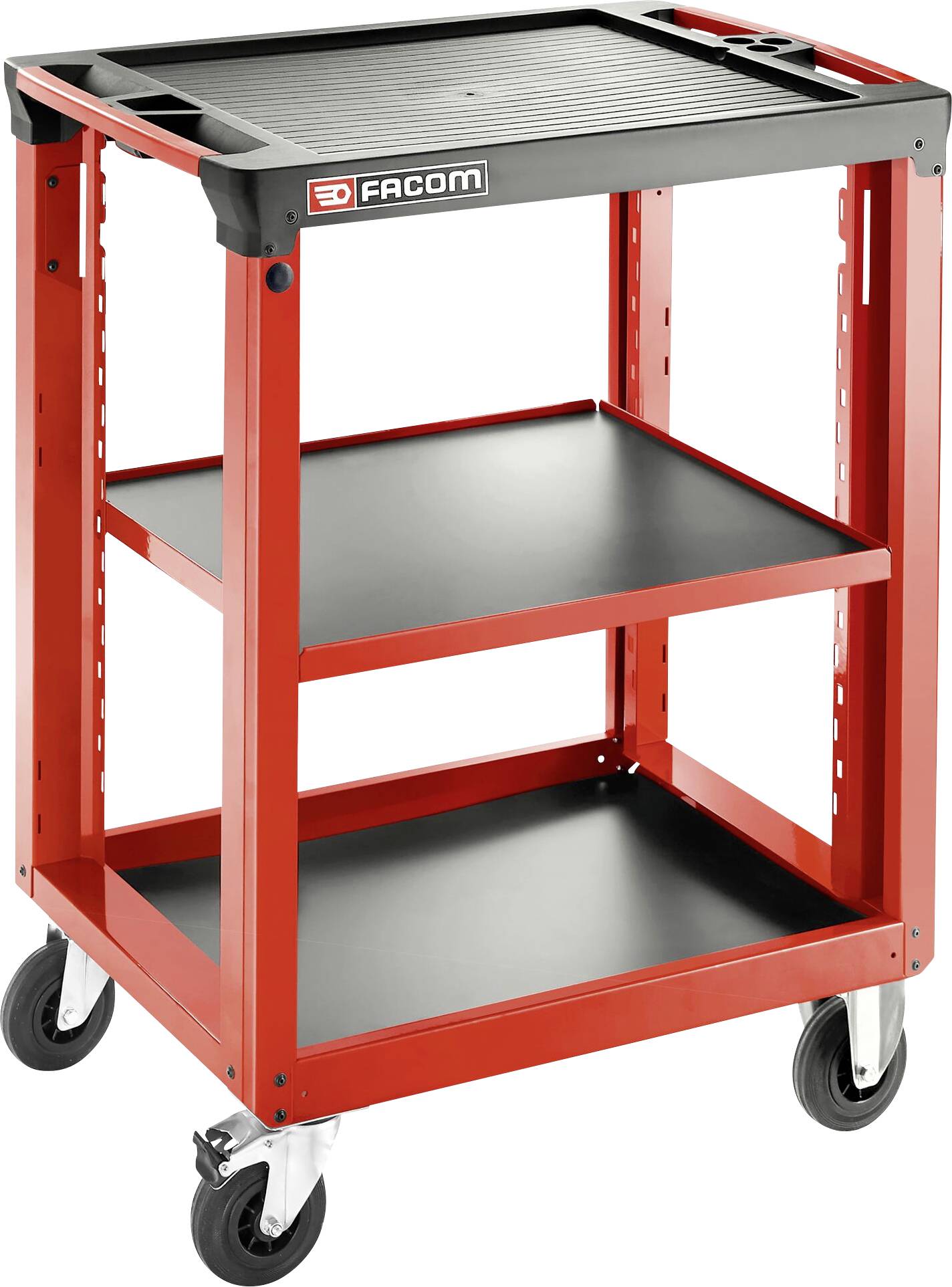 Facom ROLL.UC3SM3 Table d'appoint mobile 3 niveaux 3 modes 19 kg rouge, noir