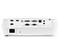 Arrière d'un projecteur avec différentes options de connexion, dont HDMI, VGA, USB et Ethernet.