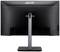 Un moniteur noir Acer est visible de dos. L'accent est mis sur son design épuré avec un socle rectangulaire.