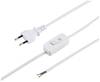 Sygonix SY-6385374 alimentation Câble de raccordement blanc 1.50 m