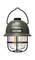 Lanterne verte portant l'inscription 'Nitecore LR40 Lantern', avec une cage métallique et une poignée de transport, adaptée aux activités de plein air.