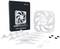 "Silence ! Ventilateur Silent Wings Pro 4 140mm PWM" en blanc, avec accessoires et emballage. Adapté pour des solutions de refroidissement silencieuses.