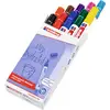 Edding 3000 4-3000-999 Marqueur permanent noir, rouge, bleu foncé, vert foncé, jaune, bleu clair, rose, marron, orange, violet résiste à l'eau: oui