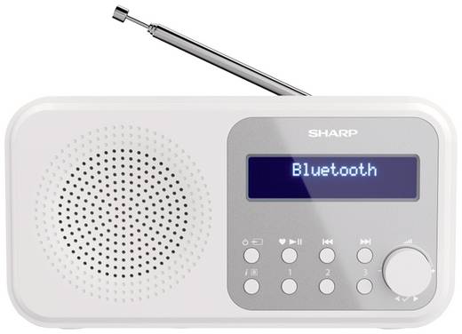Sharp DR-P420 Radio de table DAB+, DAB, FM Bluetooth, USB   blanc