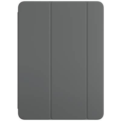 Étui de tablette gris, rectangulaire, avec trois plis verticaux sur la face avant.