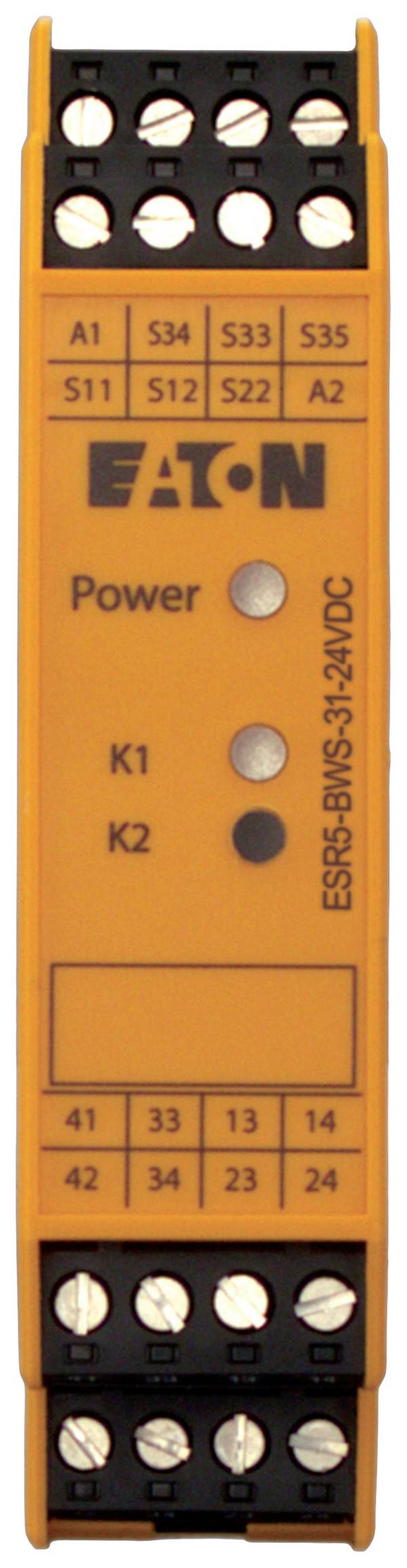 Relais de sécurité ESR5-BWS-31-24VDC Eaton Tension de fonctionnement: 24 V/DC (l x H x P) 22.5 x 99 x 114.5 mm 1 pc(s)