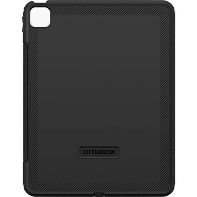 Une coque de protection noire pour tablette, de la marque Otterbox, offre une couverture et une protection robustes.