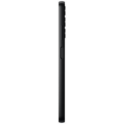 Stylo noir et fin vu de côté, avec plusieurs boutons sur un côté.