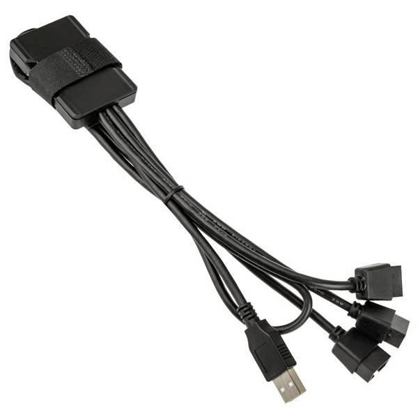 Lian Li Lian Li PW-U2TPAB USB Hub - schwarz Adaptateur USB