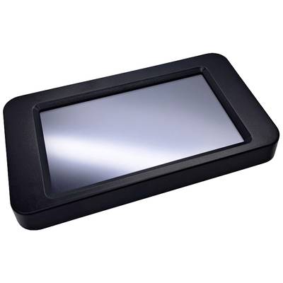 Écran électronique noir rectangulaire dans un boîtier, ne montrant aucune image visible ou information spécifique.