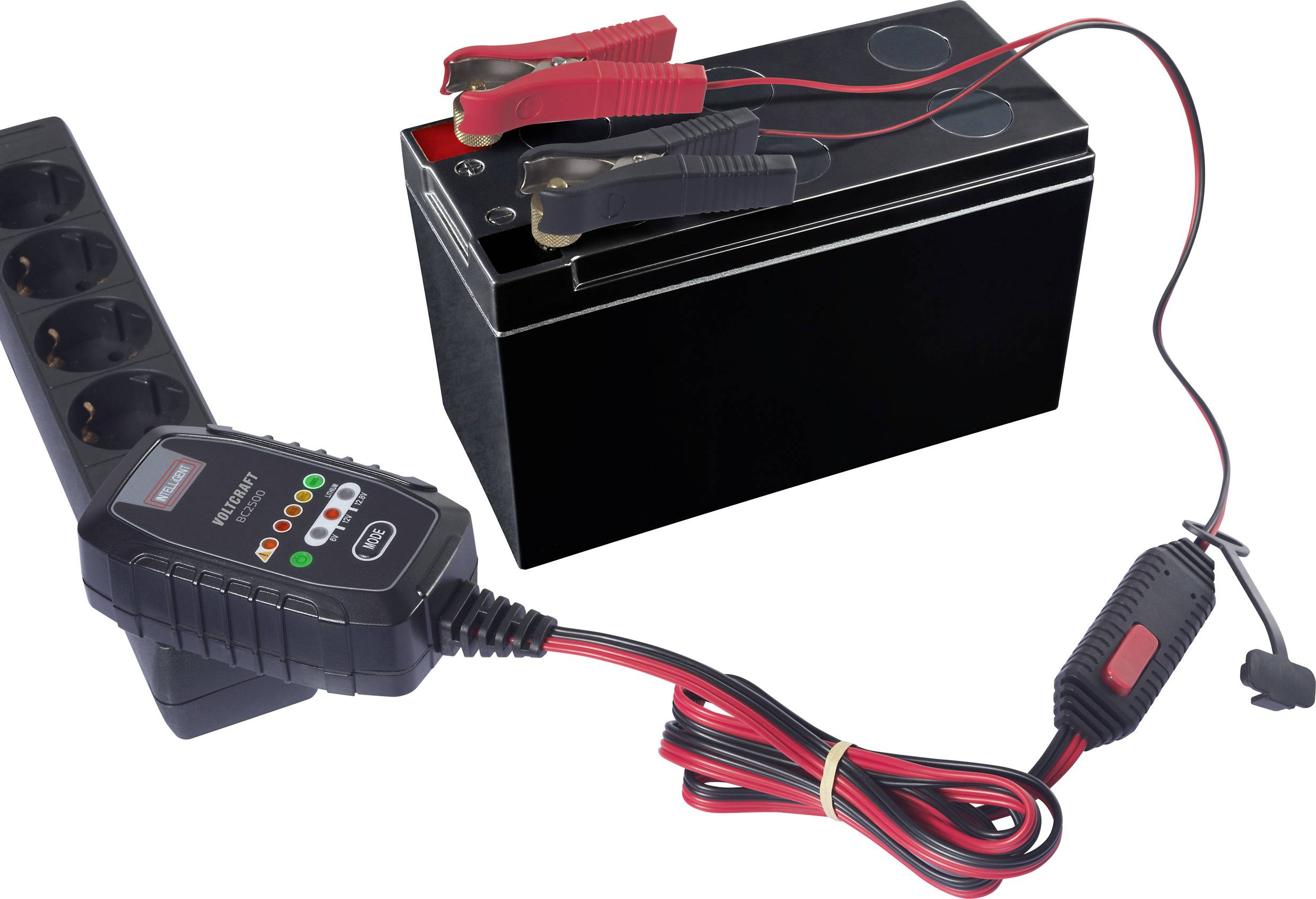 VOLTCRAFT BC2500 VC-16015905 Chargeur Automatique 6 V, 12 V 2.5 A 2.5 A ...