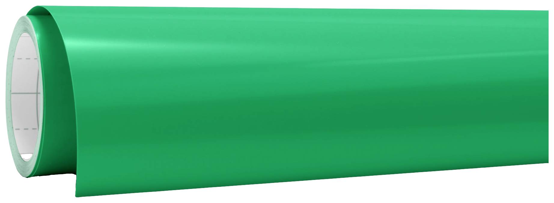 Tube vert à surface lisse et section circulaire, adapté à divers usages industriels.