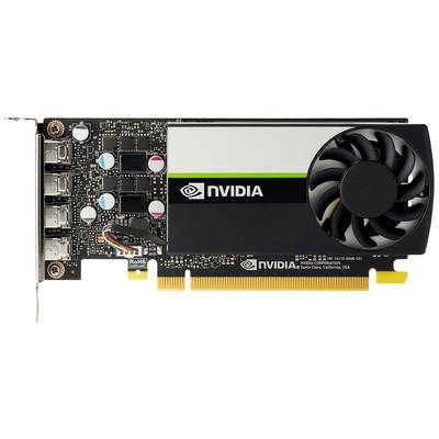 Carte graphique avec ventilateur et logo 'NVIDIA', connecteur PCIe visible. Principalement noire et composée de composants électroniques.