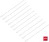TRU COMPONENTS TC-12814204 Serre-câble 200 mm 4.8 mm naturel avec embase à visser, résiste aux produits chimiques 100 pc(s)