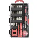 TOOLCRAFT TO-9610683 Set de réparation pour les bricoleurs, pour téléphone portable avec porte-outils 79 pièces