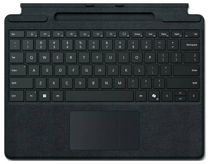 Microsoft SRF TC SC DE AT Black Clavier pour tablette Adapté à la marque (tablette): Microsoft Windows® Surface Pro 9