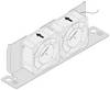 nVent SCHROFF 24828204 19 pouces 1 x Ventilateur 2 UH