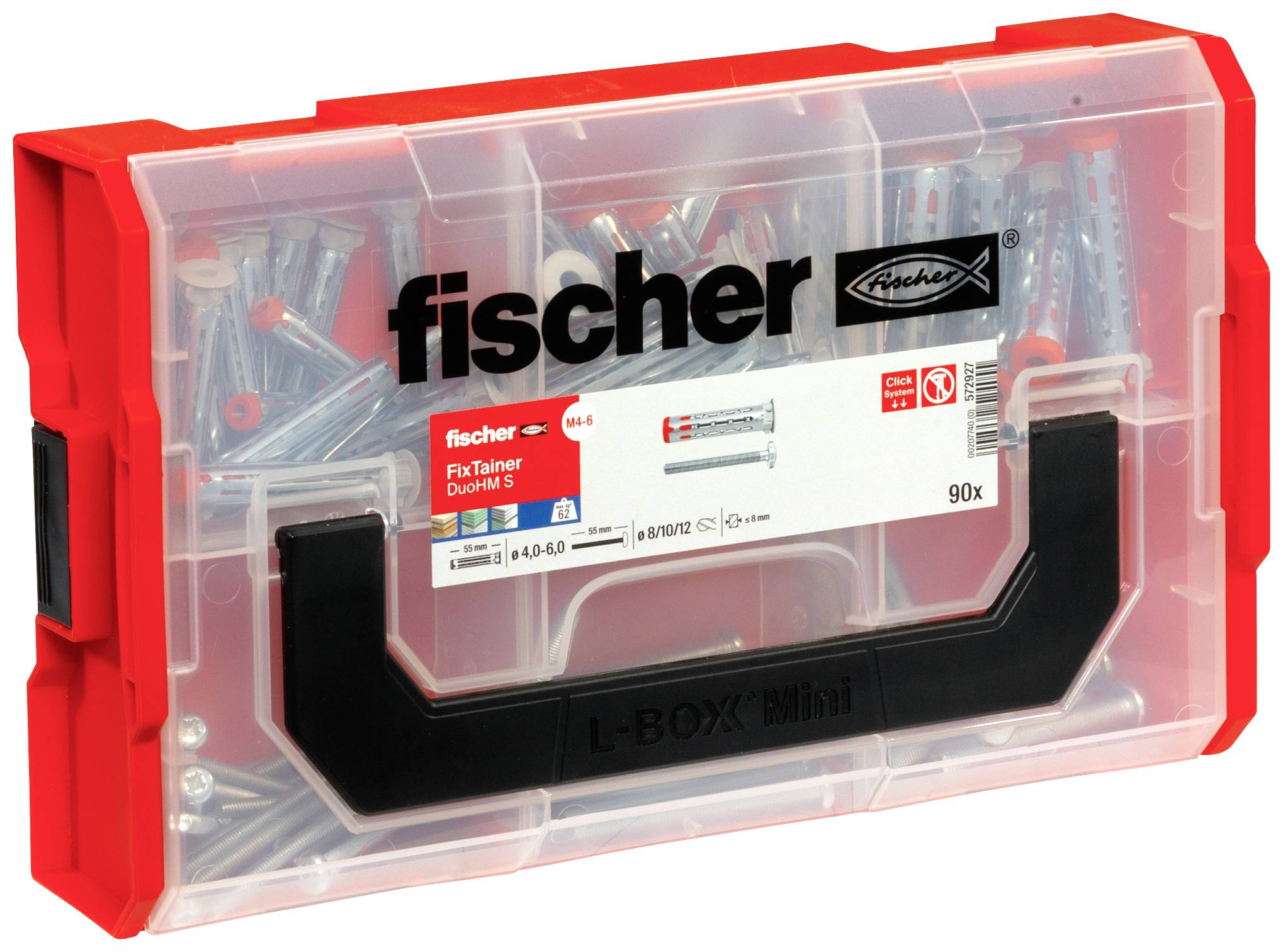 Fischer 572927 FixTainer DuoHM TX Cheville pour corps creux 55 mm 90 pc(s)