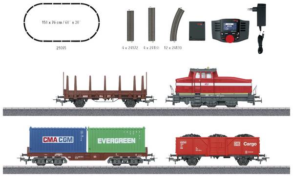 Märklin 29065 Kit de démarrage numérique H0 « mode de manœuvre moderne avec DHG 500 »