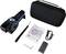 Kit de stabilisateur de caméra portable, comprenant l'appareil, un sac de transport, un manuel d'utilisation, un câble USB, une dragonne et un outil.