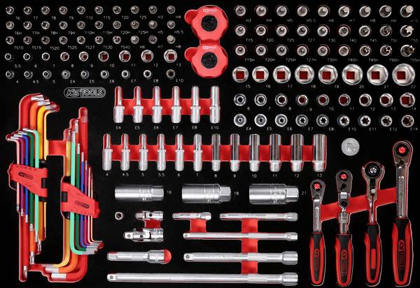KS Tools 8110156 Jeu de clés à douille  1/4" (6.3 mm)  811.0156