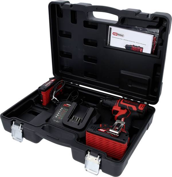 Perceuse-visseuse sans fil KS Tools 515.6400 18 V 2 Ah Li-Ion