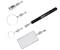 Ensemble d'outils comprenant plusieurs miroirs d'inspection et supports, adapté pour examiner des zones difficiles d'accès.