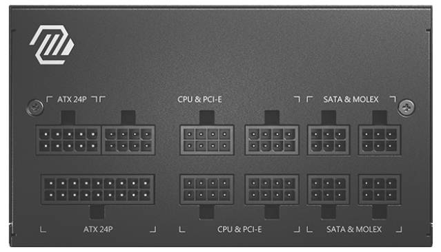 MSI MAG A650GL, 650 W, 100 - 240 V, 10 A, 5 A, Actif, 100 W-1