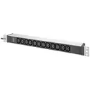 Digitus DN-95426 19 pouces Multiprise 1 UH prise C13 10A adapté à une baie de profondeur: à partir de 300 mm aluminium,
