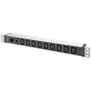 Digitus DN-95429 19 pouces Multiprise 1 UH prise C13 10A adapté à une baie de profondeur: à partir de 300 mm aluminium,