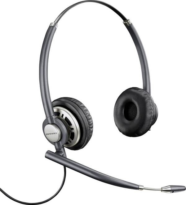 HP Inc. HP - Poly EncorePro HW720 - EncorePro 700 Series - Headset  Micro-casque supra-auriculaire filaire Stereo gris, argent Suppression du bruit du microphone  ordinateur