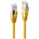 LINDY 47868 RJ45 Câble réseau, câble patch CAT 6a S/FTP 10.00 m jaune 1 pc(s)