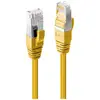 LINDY 47869 RJ45 Câble réseau, câble patch CAT 6a S/FTP 15.00 m jaune 1 pc(s)