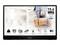 Un ordinateur portable affiche les symboles publicitaires : '15,6 Full HD 1920 x 1080', 'Design portable', 'Panneau IPS', 'Anti-scintillement', 'Affichage Type-C', 'Support VESA', 'Haut-parleurs intégrés'.