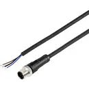 TRU COMPONENTS TC-12833024 Câble de raccordement M12 mâle, droit 5 m Nombre de pôles: 4 1 pc(s)