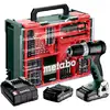 Perceuse-visseuse sans fil Metabo BS 18 L BL Set 613155710 18 V 2 Ah Li-Ion + 2 batteries, brushless, + mallette, + chargeur, + accessoires
