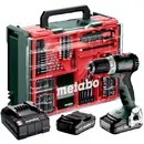 Perceuse-visseuse sans fil Metabo BS 18 L BL Set 613155710 18 V 2 Ah Li-Ion + 2 batteries, brushless, + mallette, + char