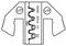 Pince à dénuder avec échelle pour sections de câbles : 0,2-0,5 mm², 0,5-1,0 mm², 1,5 mm², 2,5 mm², marquée 'L17'.