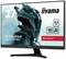 Moniteur iiyama G-Master G2770HSU Red Eagle, 27 pouces, temps de réponse de 0,2 ms, 180 Hz, panneau IPS rapide. Écran avec motif futuriste.