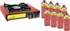 Rothenberger Industrial gaz Réchaud de camping Gourmet Piezo RS 220 + RoButan 220g 1500004215 acier inoxydable