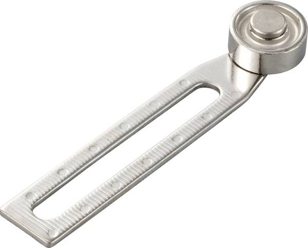 TRU COMPONENTS TC-12835316 TC-LTZ-8108S ROD ONLY Levier métallique   à galet simulé   1 pc(s)