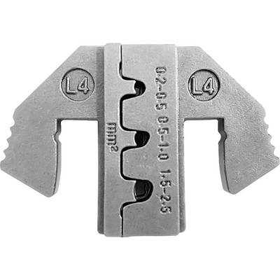 Pince métallique avec marquages '02-05 05-10 15-25' et 'L4' sur les deux côtés. Adaptée à différentes tailles de câbles.