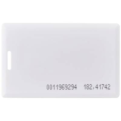 Carte d'identification blanche avec les numéros '0011959294' et '182.41742' imprimés.