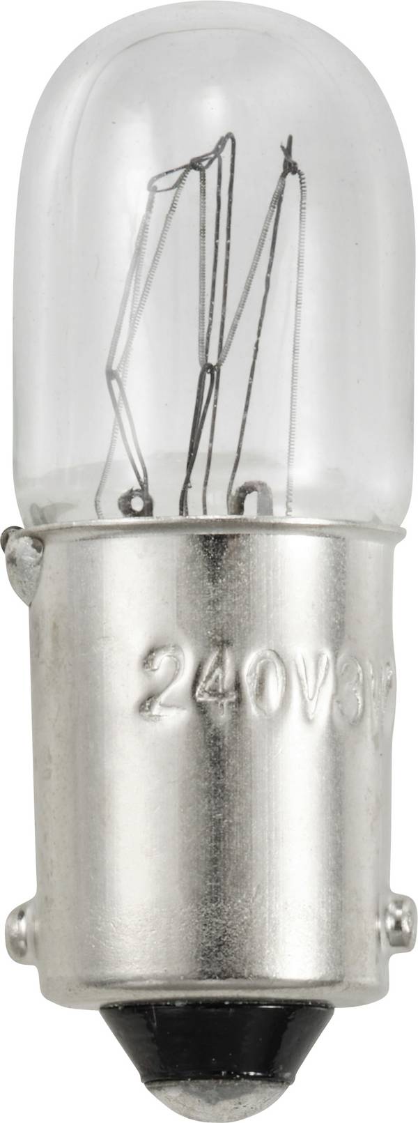 TRU COMPONENTS TC-12842732 Petite ampoule tubulaire 240 V 3 W BA9s  blanc chaud 1 pc(s)