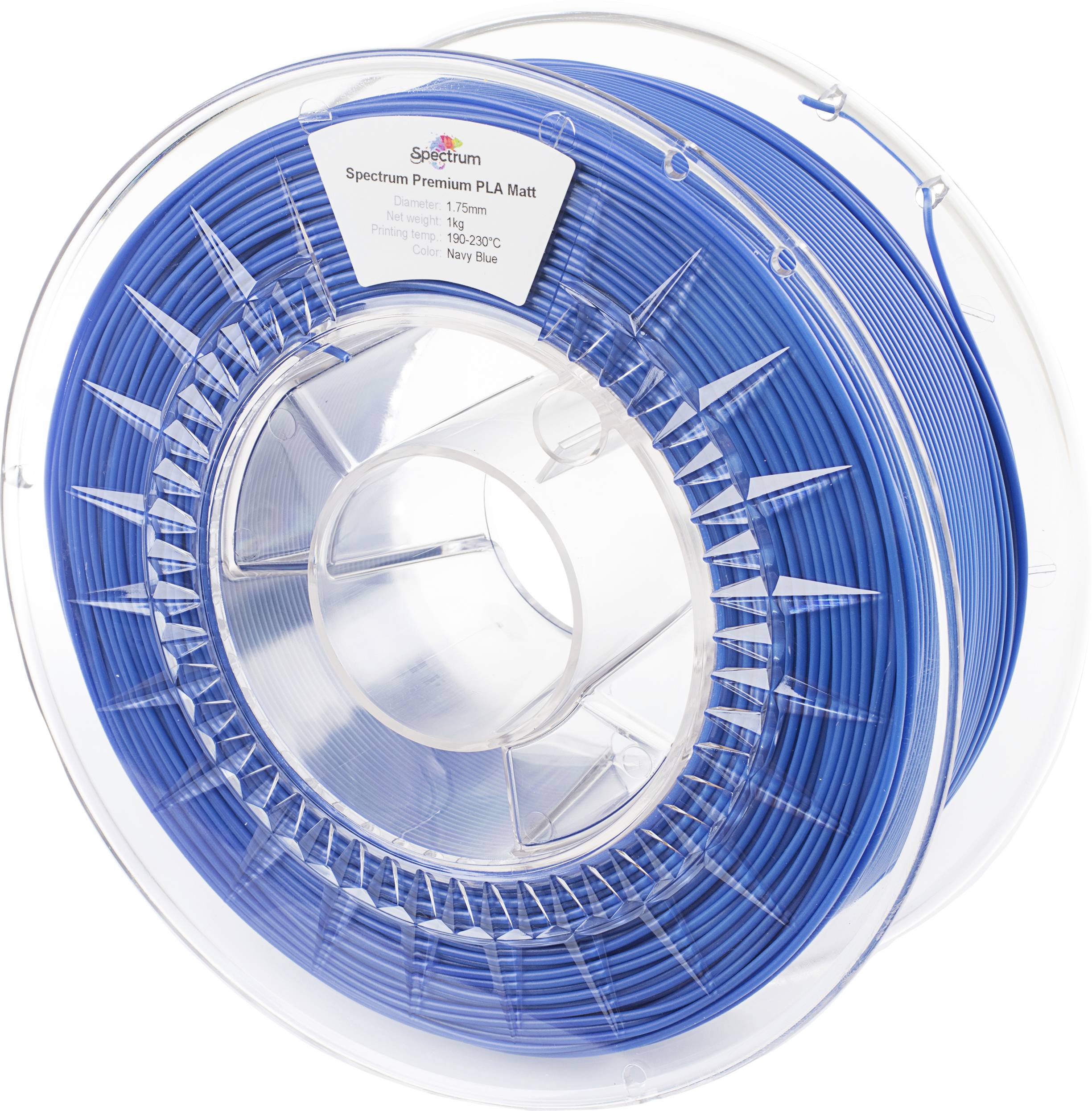 Spectrum Filaments 80237 PLA MATT Filament PLA mat mat 1.75 mm 1000 kg/m navy blue, bleu (mat), bleu marine 1 pc(s)
